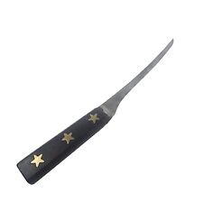 Vintage Boning Knife, 9.25 Inch Blade, Brass Stars on Handle picture