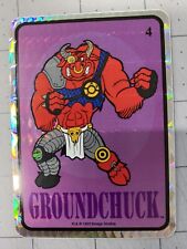 1993 Teenage Mutant Ninja Turtles GROUNDCHUCK Vending Prism Sticker TMNT picture