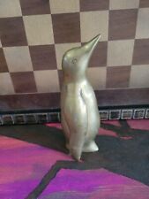 Vintage Mid Century Brass Penguin 6