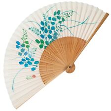 VTG Kyoto Unused Japanese Die-Cut Bamboo Floral Design Sensu Folding Fan Apr24-L picture