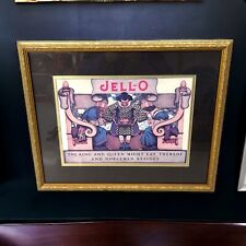 Vintage Maxfield Parrish Jello Advertising King and Queen Print Framed picture