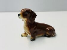 Vintage Daschund Dog Figurine 4 Inches Long Made in Japan picture