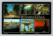 PA-Pennsylvania General Greeting Commonwealth Pennsylvania Vintage Postcard picture