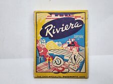 Vintage Matchbook Cover - RIVIERA RESTAURANT 845 Broadway Los Angeles CA picture