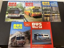 Bus World Magazine lot of 5 Dates 1979-1981-1987-1993 picture