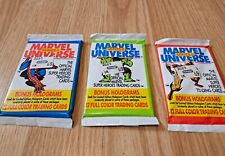 1991 Marvel Universe Series 2 Trading Cards - (3)Sealed Packs - Hologram Chase picture