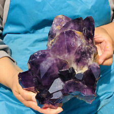 3600g HUGE Clear Purple Quartz Crystal Cluster Rough Specimen Healing Stone 794 picture