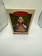 Hallmark Keepsake Ornament Holiday Barbie Collector's Series 1996 picture