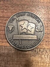 US Army Challenge Coin Aviation Systems Command AVSCOM Commander NAMED picture
