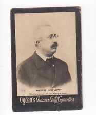 Vintage 1901 Ogden's Photograph Card ALFRED KRUPP picture