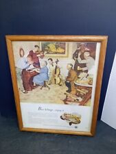 ❤1947 Print Ad Beer Belongs Number 1 in Series Family Musicale by Mead Schaeffer picture