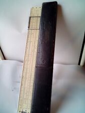 RARE Vintage Slide Rule Faber-Castell ELECTRO 1/98/398 DRGM Germany w/Case,1940 picture