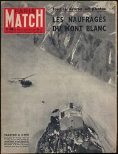 PARIS MATCH 1/12 1957 Mont Blanc rescue; Kirk as Van Gogh Sugar Ray Robinson Yul picture
