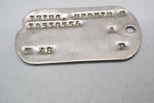 Post WWII - Pre-Korean War 1948 Army Dog Tag T 48 picture