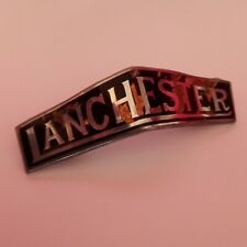 VINTAGE 'LANCHESTER' GRILL BADGE picture