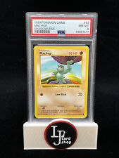 1999 Pokémon Base Set Machop #52 Shadowless PSA 8 NM-MT 417 CJC picture
