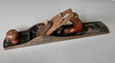Antique Union X 6 Fore Plane Corrugated Bent Iron, Broken Handle Parts/Restore picture