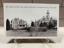 c1915s Girls Cottage & Main Bldg Ebenezer Orphan Home Flat Rock Ohio OH Postcard picture