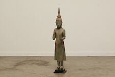 Antique Standing Buddha Statue (Burmese or Cambodian, 19th Century) picture