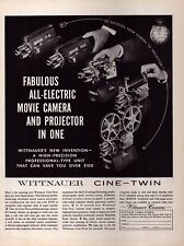 1958 Wittnauer Cine-Twin Print Ad Movie Camera to Projector in 30 Seconds picture
