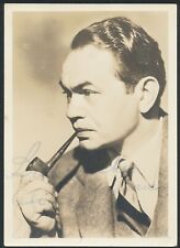 EDWARD G. ROBINSON AUTOGRAPH SIGNED 'BEST WISHES ' 5x7 VINTAGE SEPIA PHOTO picture