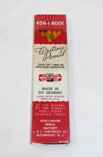 Vintage Koh-I-Noor 555-3 Writing Pencils (9) L&C Hardmuth Resin Bonded NOS picture