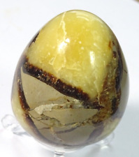 LOVELY LARGE  SEPTARIAN GEMSTONE EGG  - 5.7 x 4.7 cms 219 gms #B picture