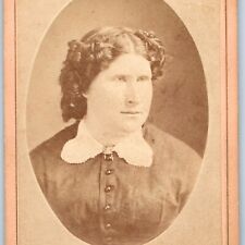 c1870s Albany, Ore. Weird Masculine Woman CdV Photo Card Transgender Paxton H10 picture