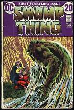 Swamp Thing #1 DC 1972 (GD+) 1st Solo Title Bottom Staple Detached L@@K picture