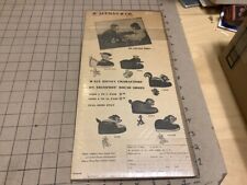 original 1949 B Altman's WALT DISNEY CHARACTER trimfoot House Shoes DONALD DUCK picture