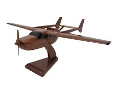Cessna 337 Skymaster Mahogany Wood Wooden Private Pilot Airplane Aviation Model picture