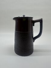 Vintage Gibson’s Brown Ceramic Syrup Pitcher With Lid picture