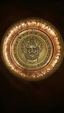 The Forum of The Twelve Caesars - Copper & Brass Charger Plate - Made in Italy picture