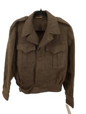 VTG 1955 US Army Sage Green Sergeant Battledress Blouse Uniform Jacket Size 5 picture