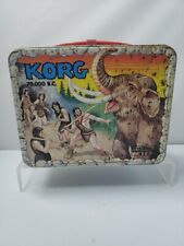 Vintage Korg 70,000 B.C. Thermos Division lunchbox clean, 1975  picture