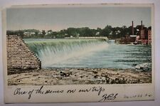 Holyoke Dam Massachusetts Undivided Back Postcard Amherst MA MASS picture