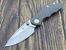 YANGGE Folding Knife S90V Blade TC4 titanium Handle Camping Knife YG003-Black picture