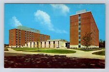 Lafayette IN-Indiana, Purdue University, Residence Hall, Vintage Postcard picture