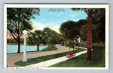 Orlando FL-Florida, Lucerne Circle Vintage Souvenir Postcard picture