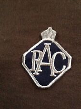70mm Royal Automobile Club Reproduction  EMBROIDERED PATCH picture