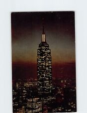 Postcard Empire State Building at Night New York City New York USA picture