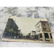 Street scene RPPC Tillamook Oregon Postcard 1917 PMK picture