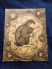 The Wizarding Trunk Harry Potter  Niffler Wooden Print  Fantastic Beasts   8x10 picture