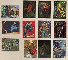 LOT OF 12 ASSORTED EARLY 1990s COMIC BOOK PROMO CARDS picture