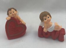 2 Vintage Hallmark Merry Miniature Figures 