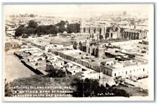 c1940's Silva Aerial View Of Cholula Puebla Mexico RPPC Photo Unposted Postcard picture