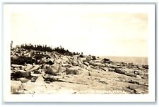 c1950's Looking Oceanward Winter Harbor Maine ME RPPC Photo Vintage Postcard picture