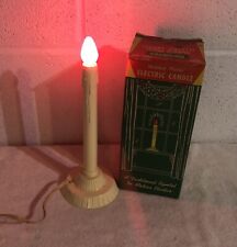 Vintage Gemlite Electric Candle Drip Wax Red Bulb Christmas With Original Box picture