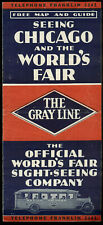 Gray Line Official Chicago & Century of Progress Sightseeing Map 1933 picture