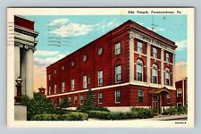 Punxsutawney PA-Pennsylvania, Elks Temple, c1958 Vintage Souvenir Postcard picture